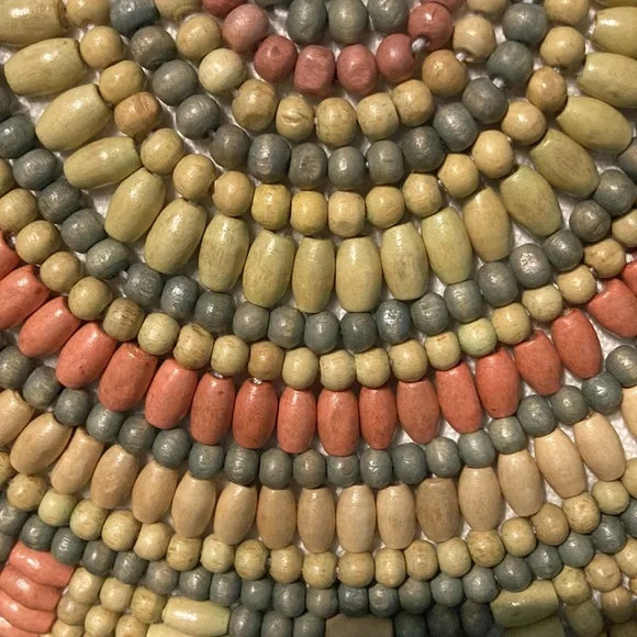 Wooden Beaded Wristlet - Picture 2 of 6